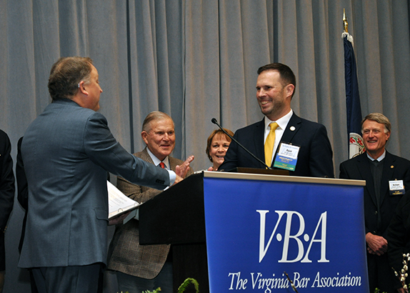 W. Ryan Snow becomes the VBA's 136th president