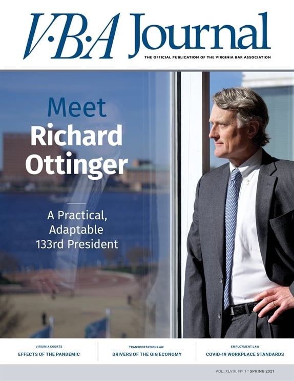 VBA Journal Spring 2021 cover