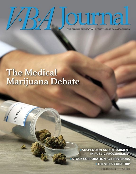 VBA Journal Fall 2019 cover