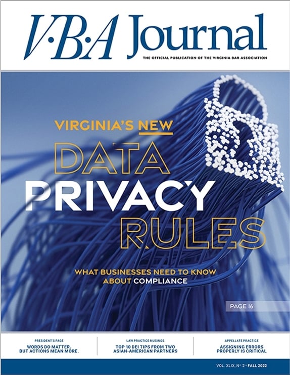 VBA Journal Fall 2022 cover