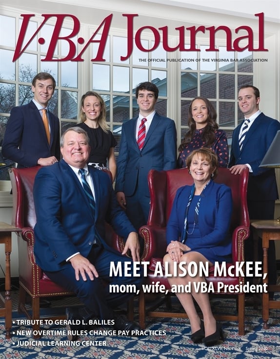 VBA Journal Spring 2020 cover