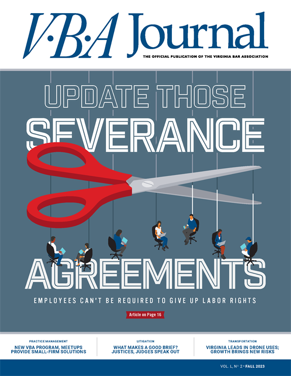 VBA Journal Fall 2023 cover