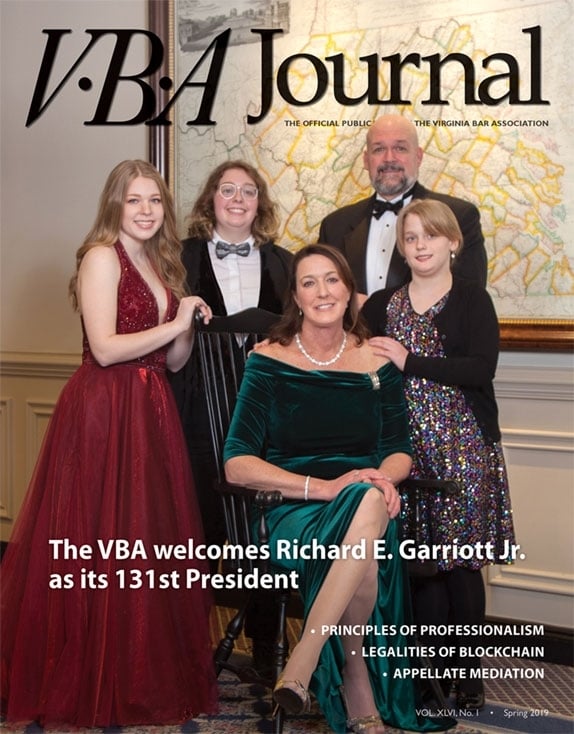 VBA Journal Spring 2019 cover