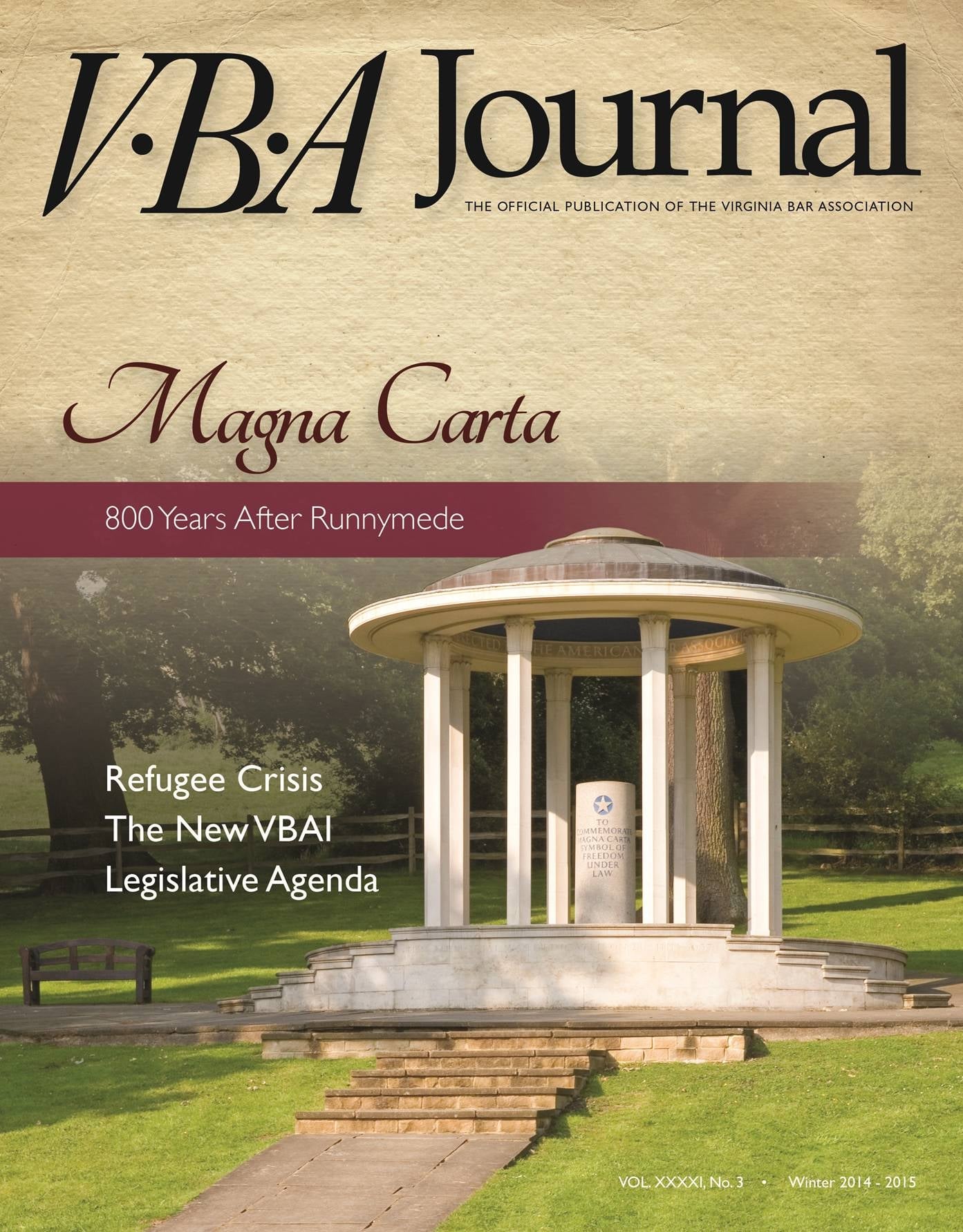 VBA Journal Winter 2014-15